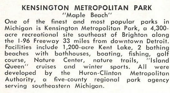 Kensington Metropark - Old Postcard